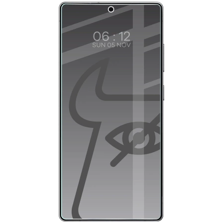 Prywatyzujące szkło hartowane Bizon Glass Clear Shadow Duo do Galaxy S25 Ultra, przyciemniane, 2 sztuki