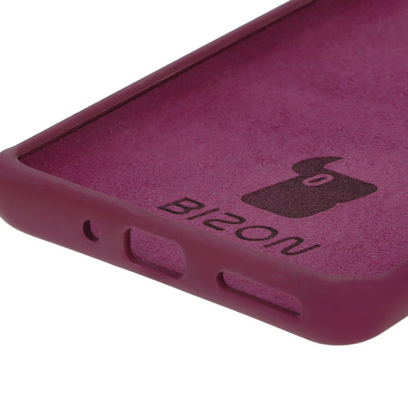 Silikonowe etui Bizon Soft Case do OnePlus 12R, ciemnofioletowe