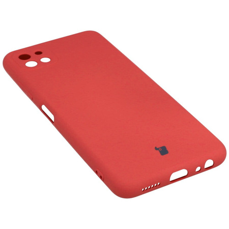 Etui Bizon Case Silicone do Galaxy A22 5G, ciemny róż