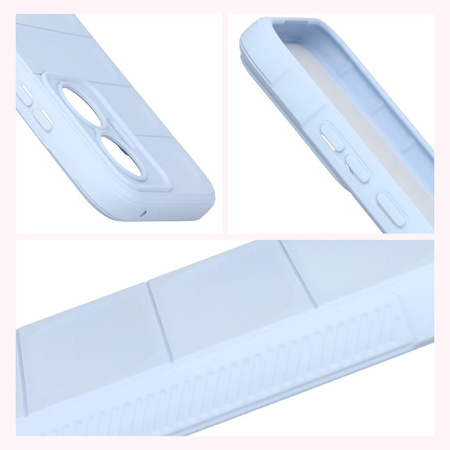 Pancerne etui Bizon Case Tur do Xiaomi POCO F7, jasnoniebieskie