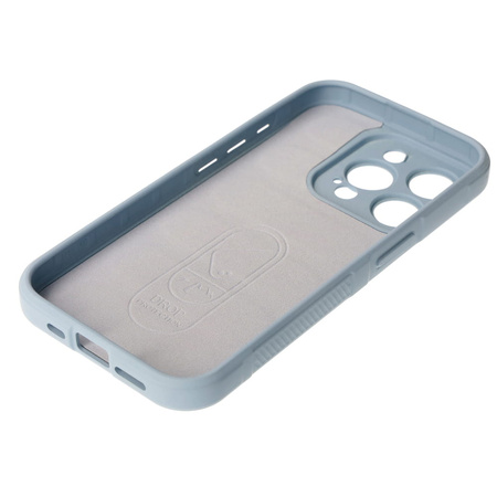 Pancerne etui Bizon Case Tur do iPhone 15 Pro, jasnoniebieskie