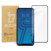 Szkło hartowane Bizon Glass Edge 2 do Moto G13 / G23 / G53 5G, czarne