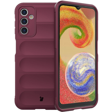 Pancerne etui Bizon Case Tur do Galaxy A14 4G / 5G, ciemnofioletowe