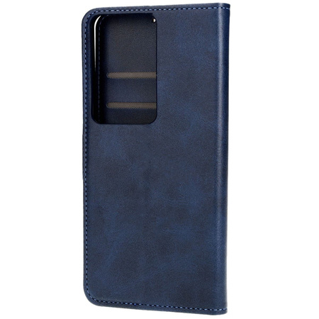 Etui z klapką Bizon Case Pocket do Oppo A79 5G, granatowe
