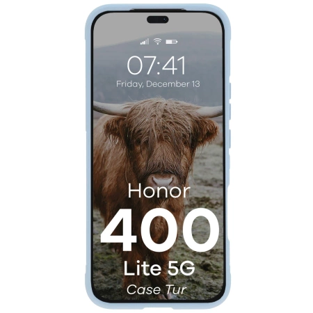 Pancerne etui Bizon Case Tur do Honor 400 Lite, jasnoniebieskie