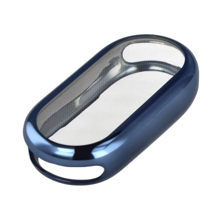 Etui z osłoną ekranu Bizon Case Watch Felipe do Xiaomi Smart Band 10, niebieskie