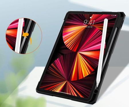 Etui Bizon Case Tab Clear Matt do Apple iPad Pro 11 2022/2021/2020/2018, czarne