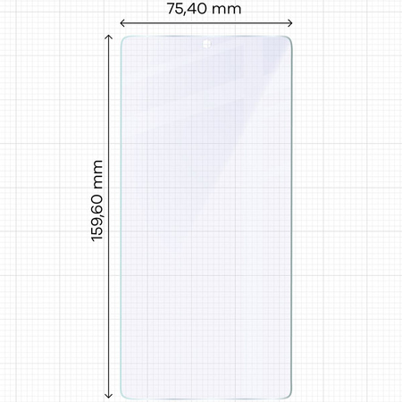 Elastyczne szkło hybrydowe Bizon Glass Mule do Galaxy S25 Ultra