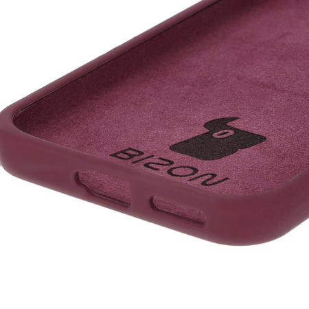 Silikonowe etui Bizon Soft Case do Huawei Pura 70, ciemnofioletowe