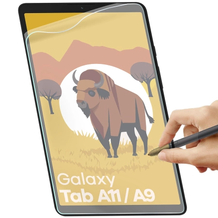 Folia imitująca papier Bizon Film Tab Papirus do Galaxy Tab A9, 2 sztuki