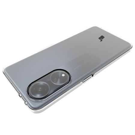 Etui + 2x szkło Bizon Case Clear Pack do Oppo A98 5G, przezroczyste