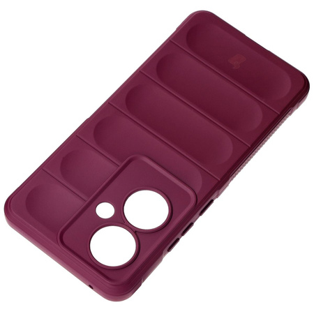 Pancerne etui Bizon Case Tur do Oppo Reno11 F 5G, burgundowe