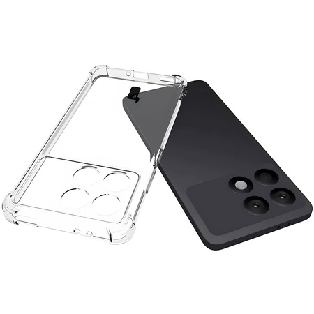 Elastyczne etui Bizon Case Salpa do Xiaomi Poco F6 Pro, przezroczyste