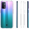 Etui + 2x szkło + obiektyw Bizon Case Clear Pack do Oppo A74 5G / A54 5G, przezroczyste