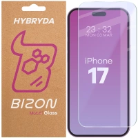 Elastyczne szkło hybrydowe Bizon Glass Mule do iPhone 17