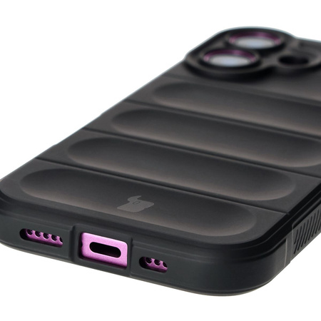Pancerne etui Bizon Case Tur do iPhone 16, czarne