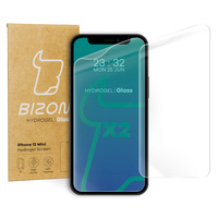 Folia hydrożelowa na ekran Bizon Glass Hydrogel Front Duo do iPhone 12 Mini, 2 sztuki