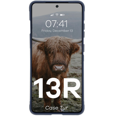 Pancerne etui Bizon Case Tur do OnePlus 13R, granatowe