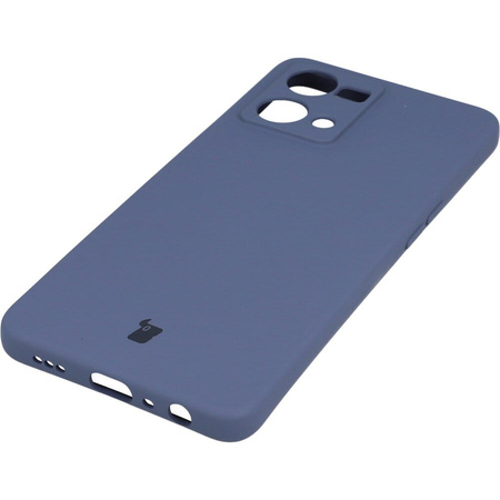 Etui Bizon Case Silicone do OPPO Reno 7 4G, szare