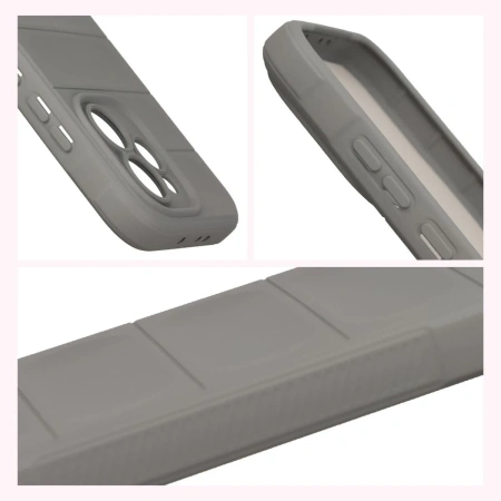 Pancerne etui Bizon Case Tur do Oppo Reno 15 Pro, jasnoszare