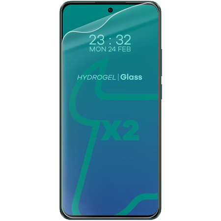Folia hydrożelowa na ekran Bizon Glass Hydrogel Front Duo do Oppo Reno11 F 5G, 2 sztuki