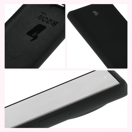 Silikonowe etui Bizon Soft Case do Tecno Spark 20 Pro+, czarne