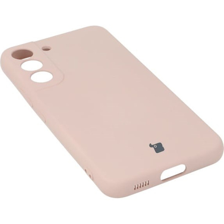 Etui Bizon Case Silicone do Galaxy S22, jasnoróżowe
