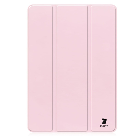 Etui Bizon Case Tab Lizard do Samsung Galaxy Tab S9 FE Plus, różowe