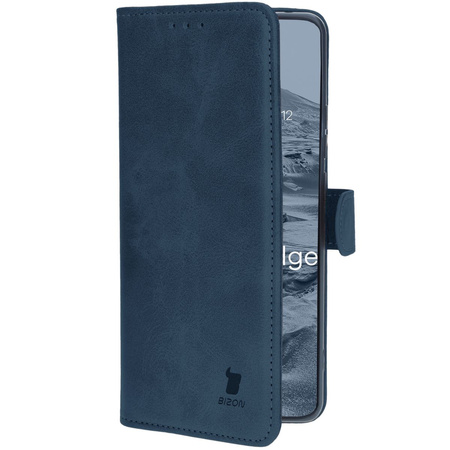 Etui z klapką Bizon Case Pocket do Motorola Edge 50 Pro, granatowe