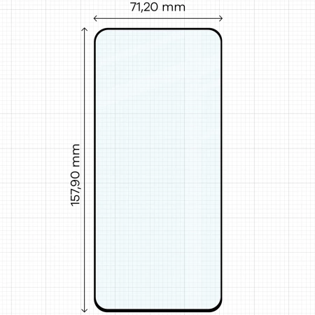 Szkło hartowane Bizon Glass Edge Duo do Xiaomi 13T Pro / 13T, czarna ramka, 2 sztuki