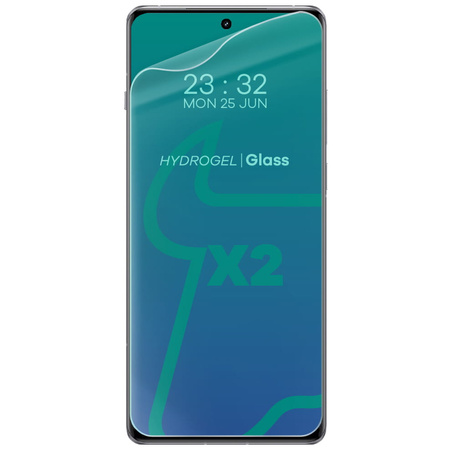Folia hydrożelowa na ekran Bizon Glass Hydrogel Front do OnePlus 12, 2 sztuki
