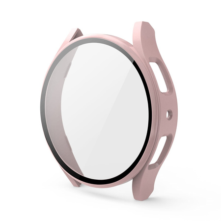 Etui Bizon Case Watch Adamo do Galaxy Watch 5 44mm, metaliczny róż