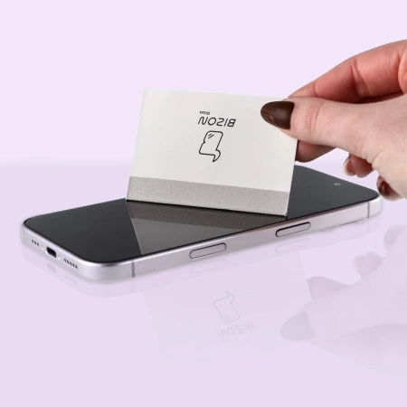 Zestaw rakli do montażu folii i szkła Bizon Accessories Squeegee, biało-szara, 3 sztuki