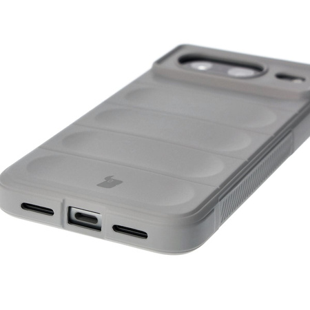Pancerne etui Bizon Case Tur do Google Pixel 8, jasnoszare