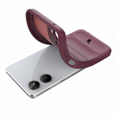 Pancerne etui Bizon Case Tur do Realme 10, ciemnofioletowe