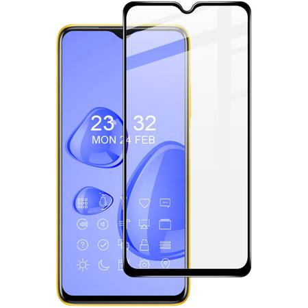 Szkło hartowane Bizon Glass Edge - 2 sztuki + ochrona na obiektyw, Xiaomi Poco M3, czarne