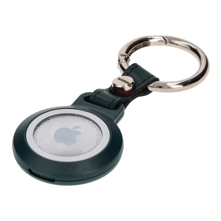Etui Bizon Case Locator Waterproof do Apple AirTag, zielone