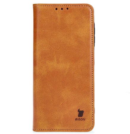 Etui z klapką Bizon Case Pocket Pro do Galaxy A05s, brązowe