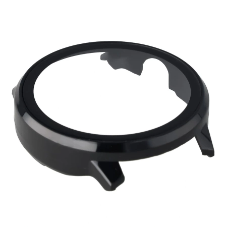 Etui ze szkłem do zegarka Bizon Case+Glass Watch do Garmin Venu 4 45 mm, czarne