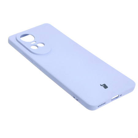 Etui Bizon Case Silicone Sq do Oppo Reno 10 Pro 5G, jasnofioletowe