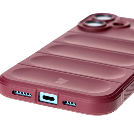 Pancerne etui Bizon Case Tur do iPhone 16 Plus, ciemnofioletowe