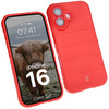 Pancerne etui Bizon Case Tur do iPhone 16, czerwone