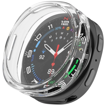Etui z osłoną ekranu Bizon Case Watch Felipe do Galaxy Watch 8 40 mm, przezroczyste