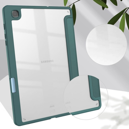 Etui Bizon Case Tab Clear Matt do Samsung Galaxy Tab S6 Lite 2024/2022/2020, ciemnozielone
