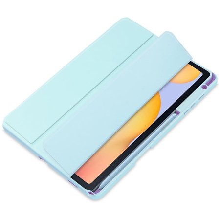 Etui Bizon Case Tab Clear Matt do Samsung Galaxy Tab S6 Lite 2024/2022/2020, błękitne