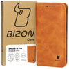 Etui z klapką Bizon Case Pocket Pro do iPhone 13 Pro, brązowe