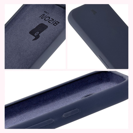 Silikonowe etui Bizon Soft Case do Google Pixel 9a, ciemnoniebieskie
