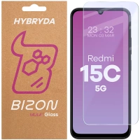 Elastyczne szkło hybrydowe Bizon Glass Mule do Xiaomi Redmi 15C 5G