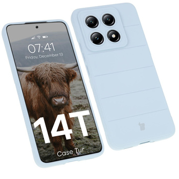 Pancerne etui Bizon Case Tur do Xiaomi 14T, jasnoniebieskie