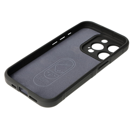 Pancerne etui Bizon Case Tur do iPhone 15 Pro, szare